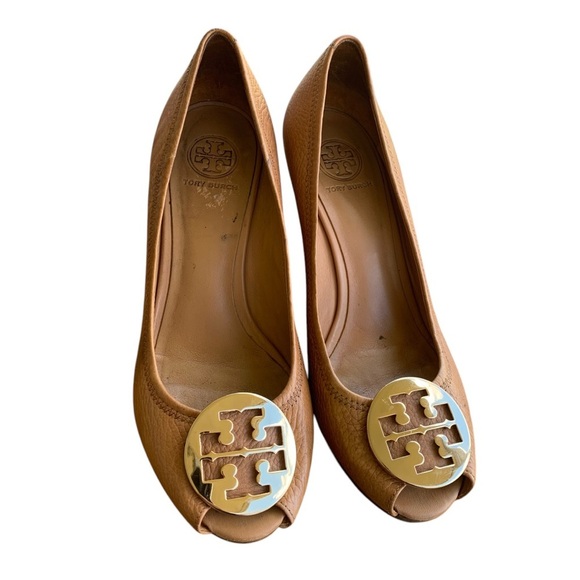 Tory Burch Women's Sally Closed Toe Wedge Pumps Women’s Size 10M - Picture 9 of 15
